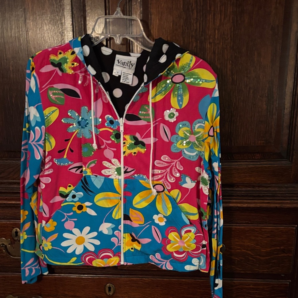 Vanity Multicolor Floral Hoodie